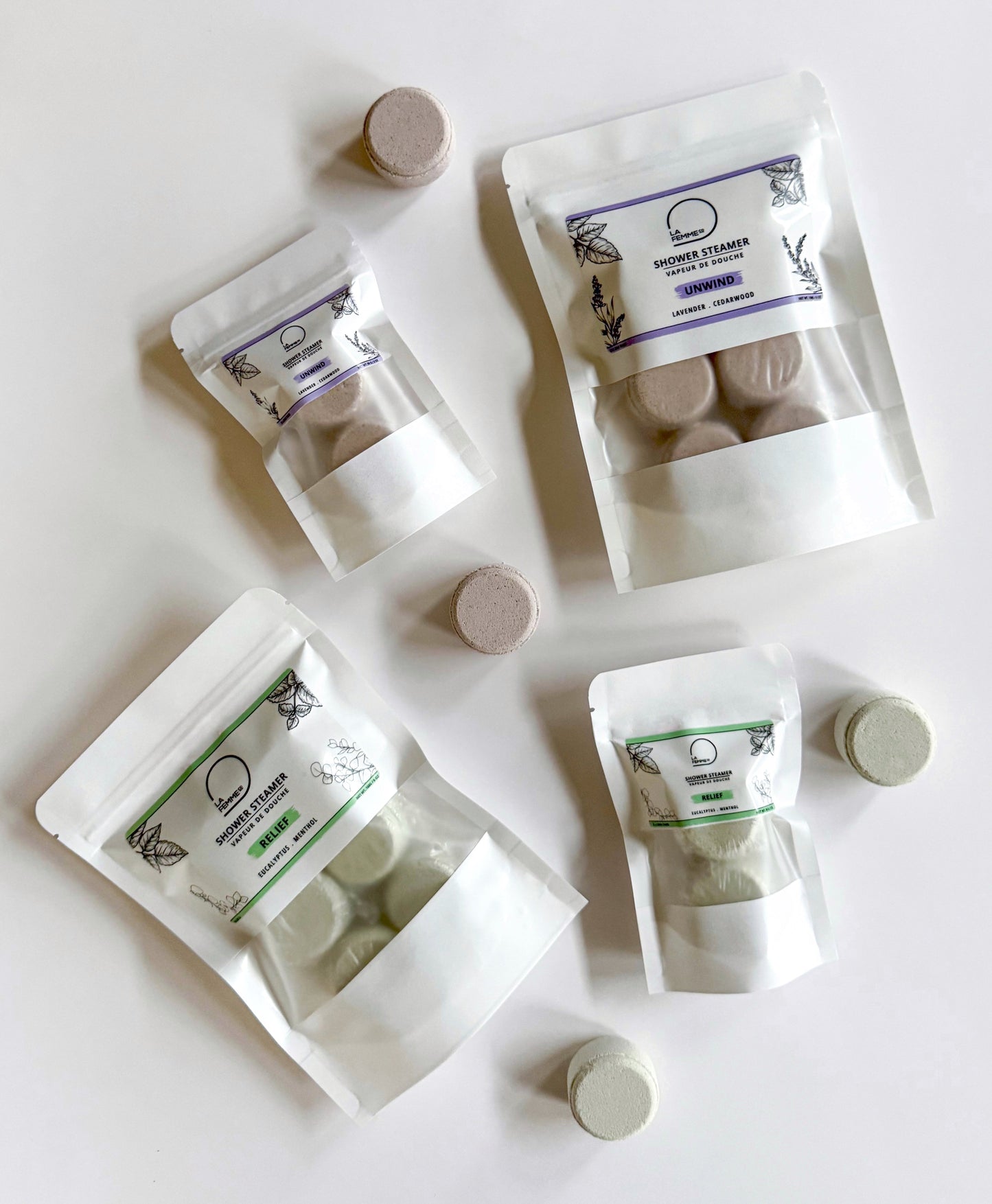 shower steamers packs