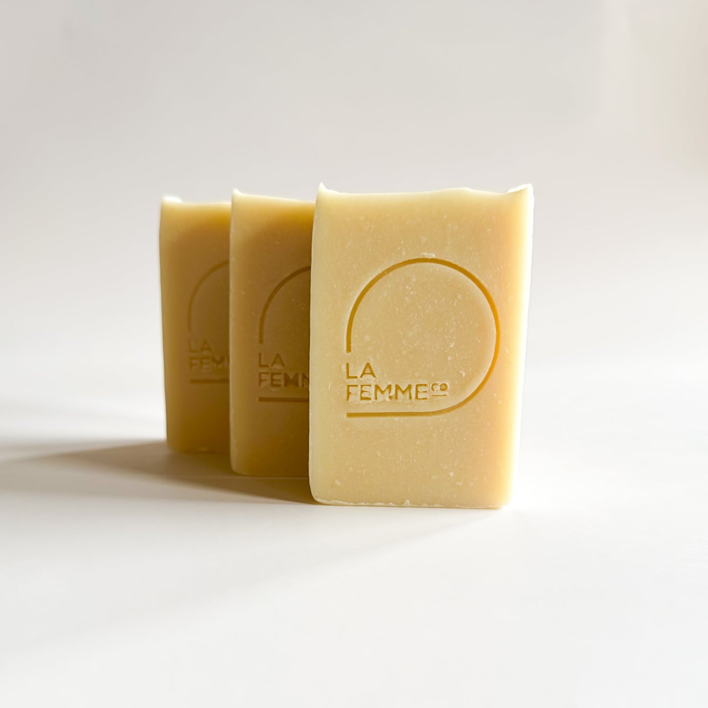 Unscented honey and oatmeal soap bars