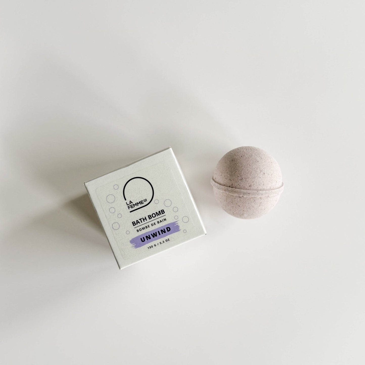 natural lavender bath bomb