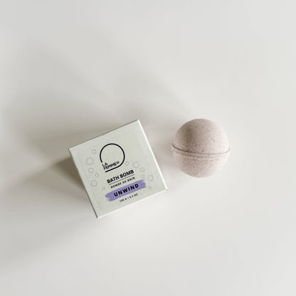 natural lavender bath bomb